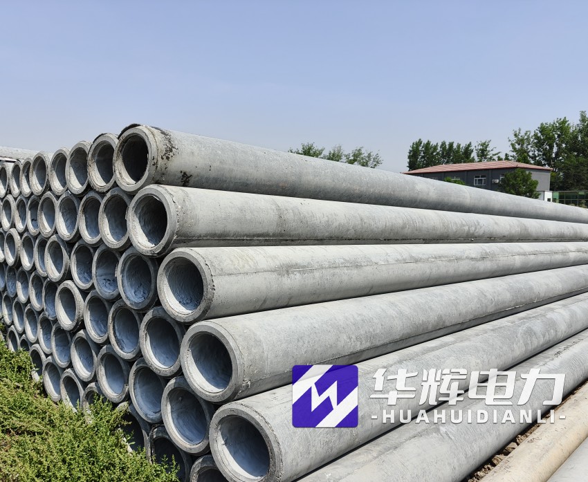 椰林镇12米水泥电线杆